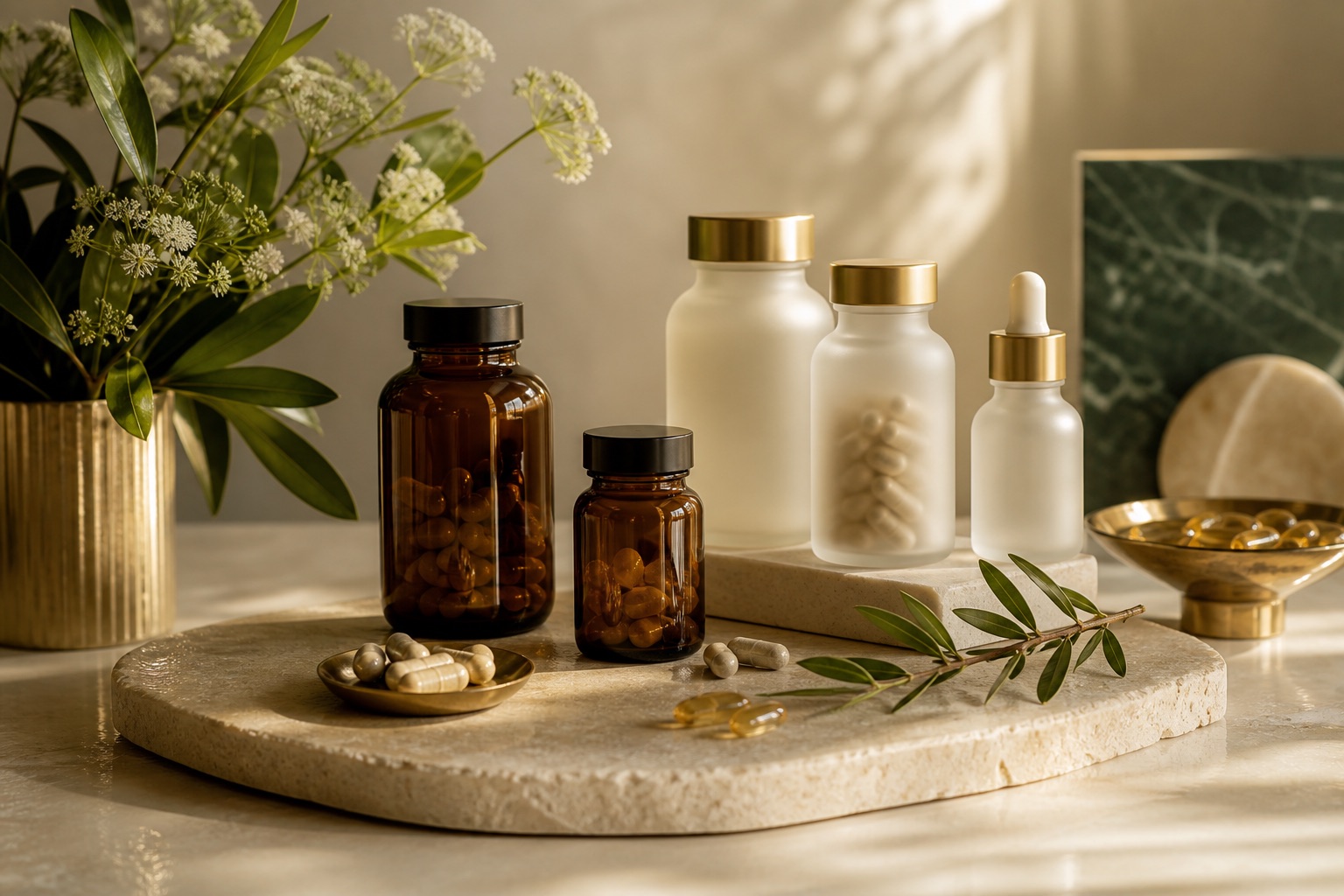 Professional-grade wellness supplements curated by Siren Glow Aesthetics